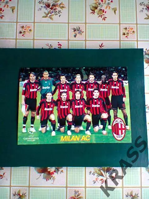 открытка - команда Милан (Италия). Сезон 2006-07