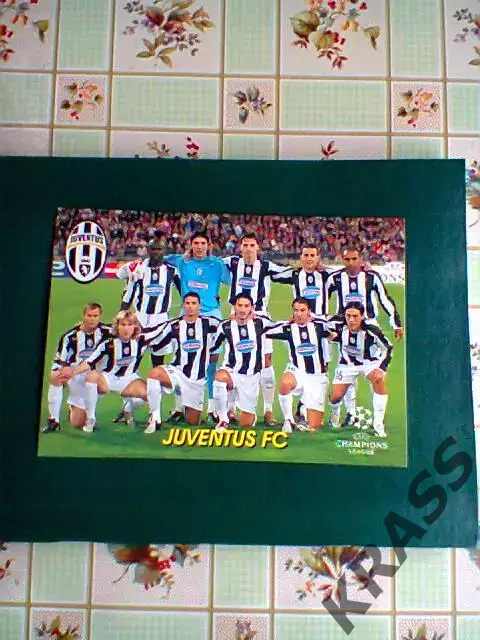 открытка - команда Ювентус (Италия). Сезон 2005-06.