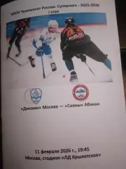 Динамо (Москва) - Саяны (Абакан) 11.02.2026