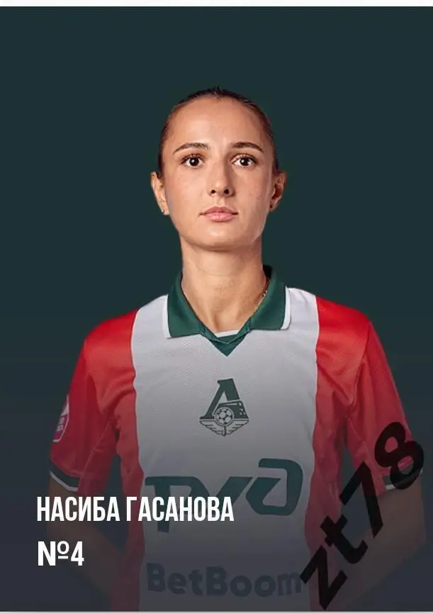 Наклейка Насиба Гасанова (ЖФК Локомотив) 2025