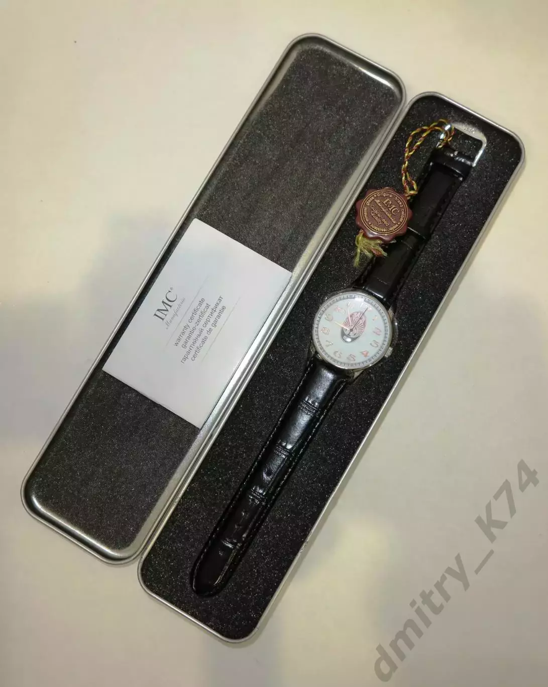 Часы наручные, кварц. С логотипом ФК ЗАРЯ Луганск. IMC manufactoria