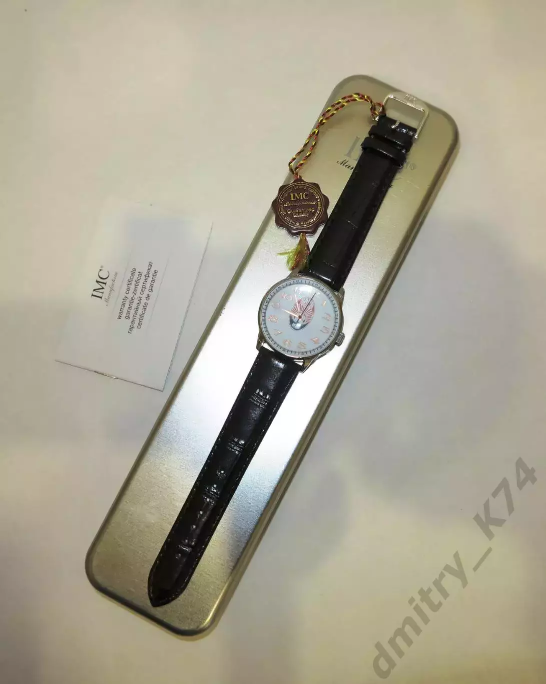 Часы наручные, кварц. С логотипом ФК ЗАРЯ Луганск. IMC manufactoria 3