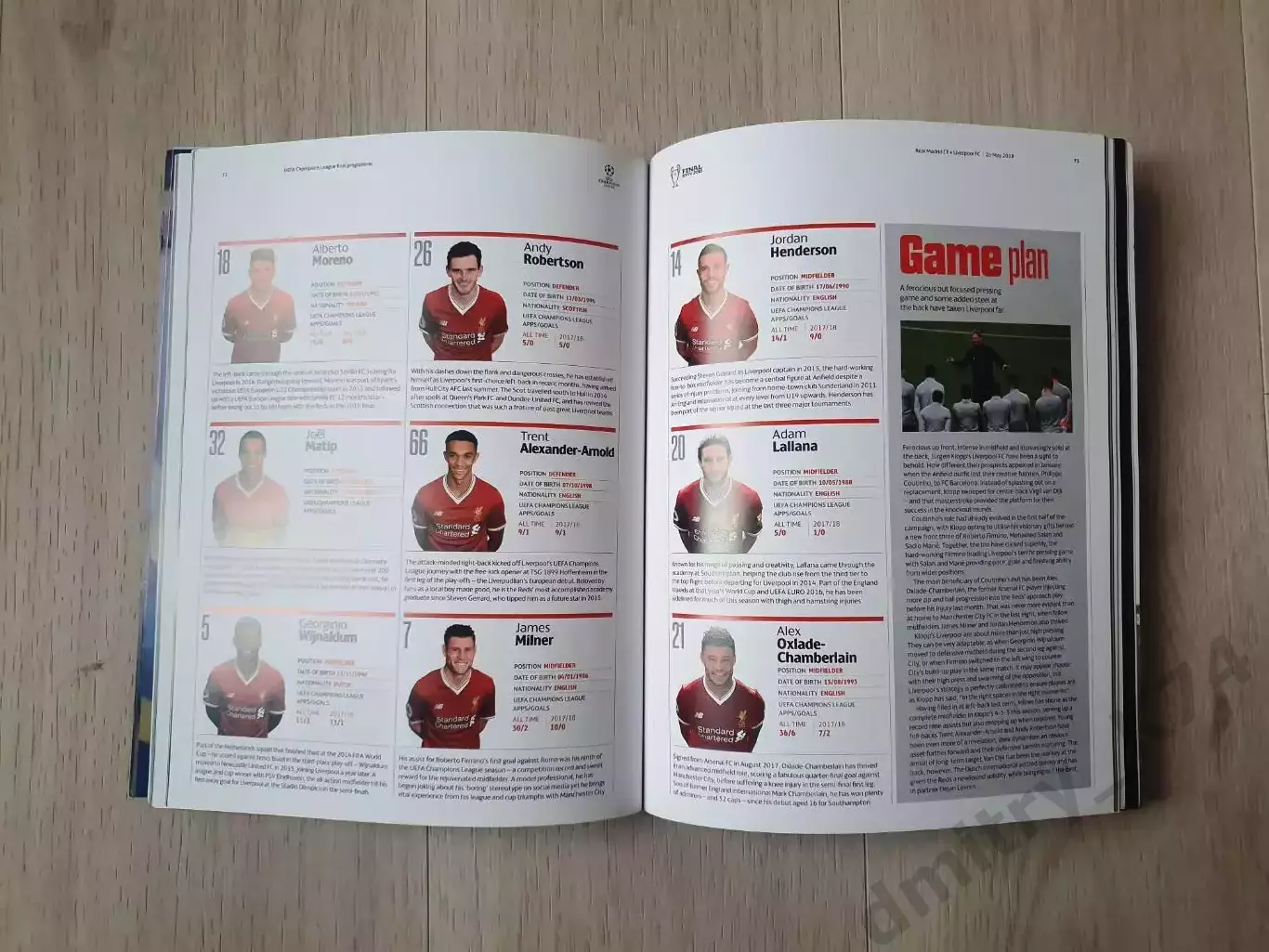 Официальная программа UEFA Champions League Final Kyiv 2018. 6