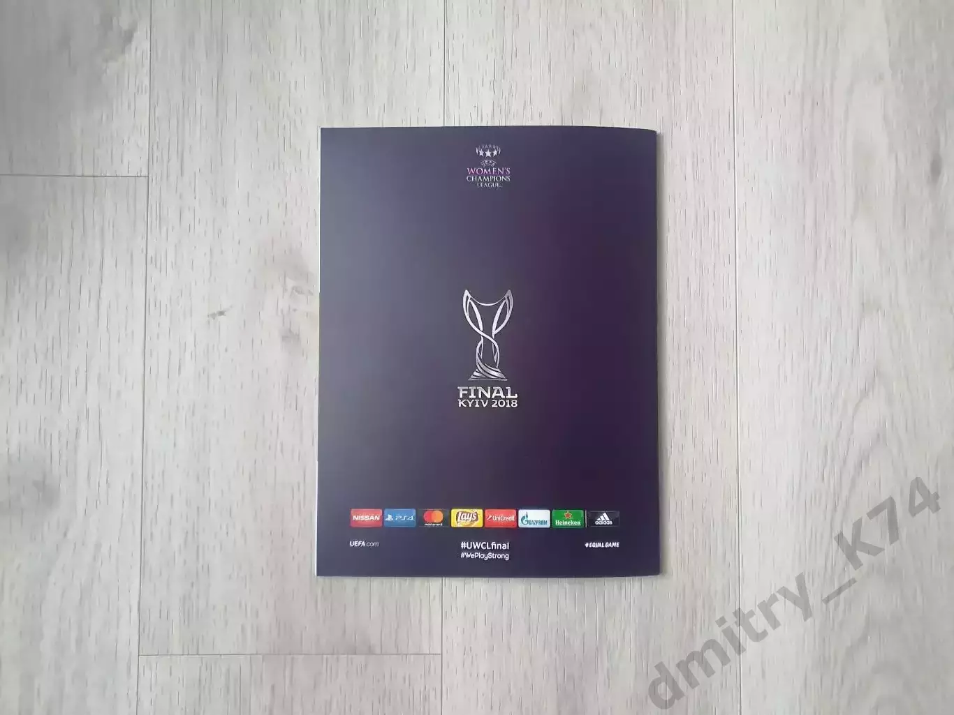 Официальная программа UEFA Women`s Champions League Final Kyiv 2018. 5