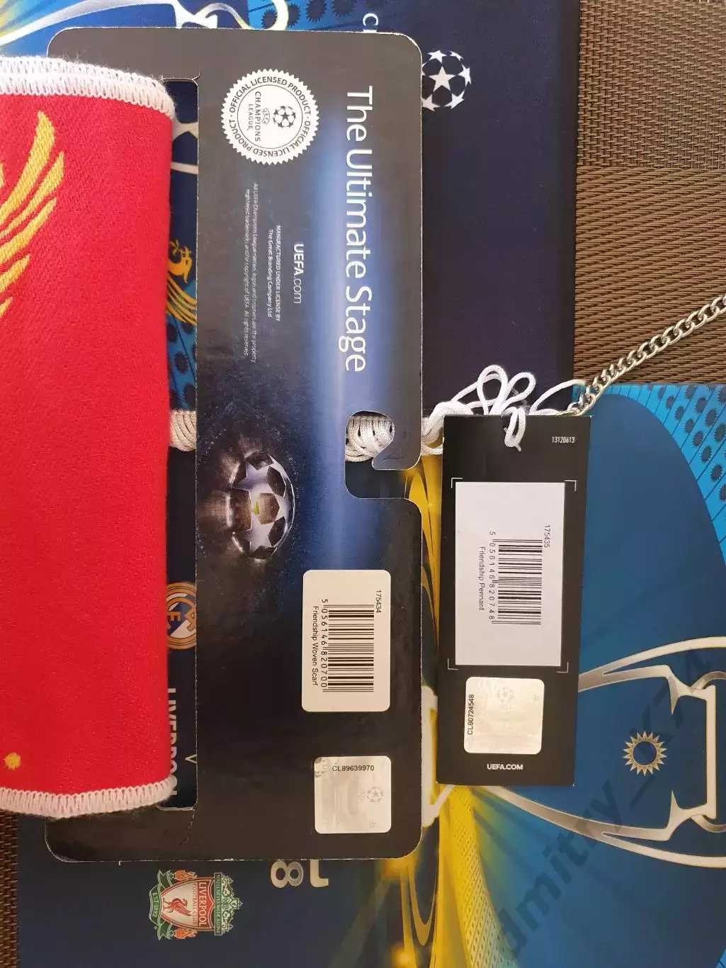 Комплект FINAL UEFA CHAMPIONS LEAGUE 2018 KYIV. REAL MADRID CF &LIVERPOOL FC. 3