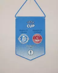 Вымпел FC DNIPRO Ukraine - FC ABERDEEN Scotland UEFA CUP 2007