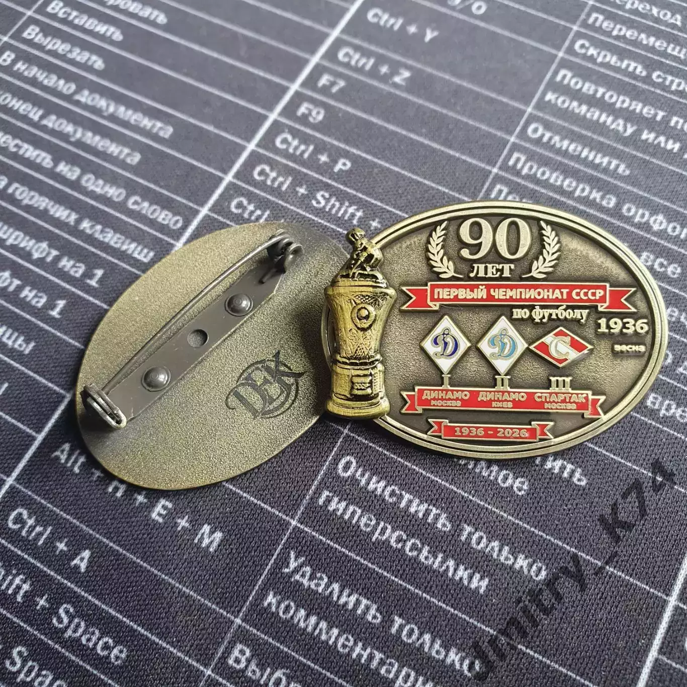 Набор знаковПЕРВЫЙ ЧЕМПИОНАТ СССР ПО ФУТБОЛУ 1936 весна 1