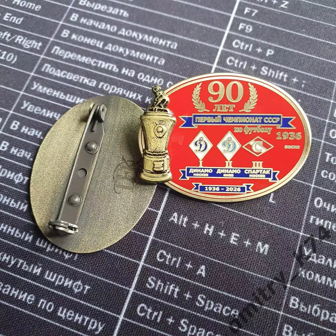 Набор знаковПЕРВЫЙ ЧЕМПИОНАТ СССР ПО ФУТБОЛУ 1936 весна 3