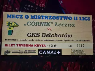 Гурник Ленчна(Gornik Leczna)-ГКС Белхатув(GKS Belchatow) 10.08.2002
