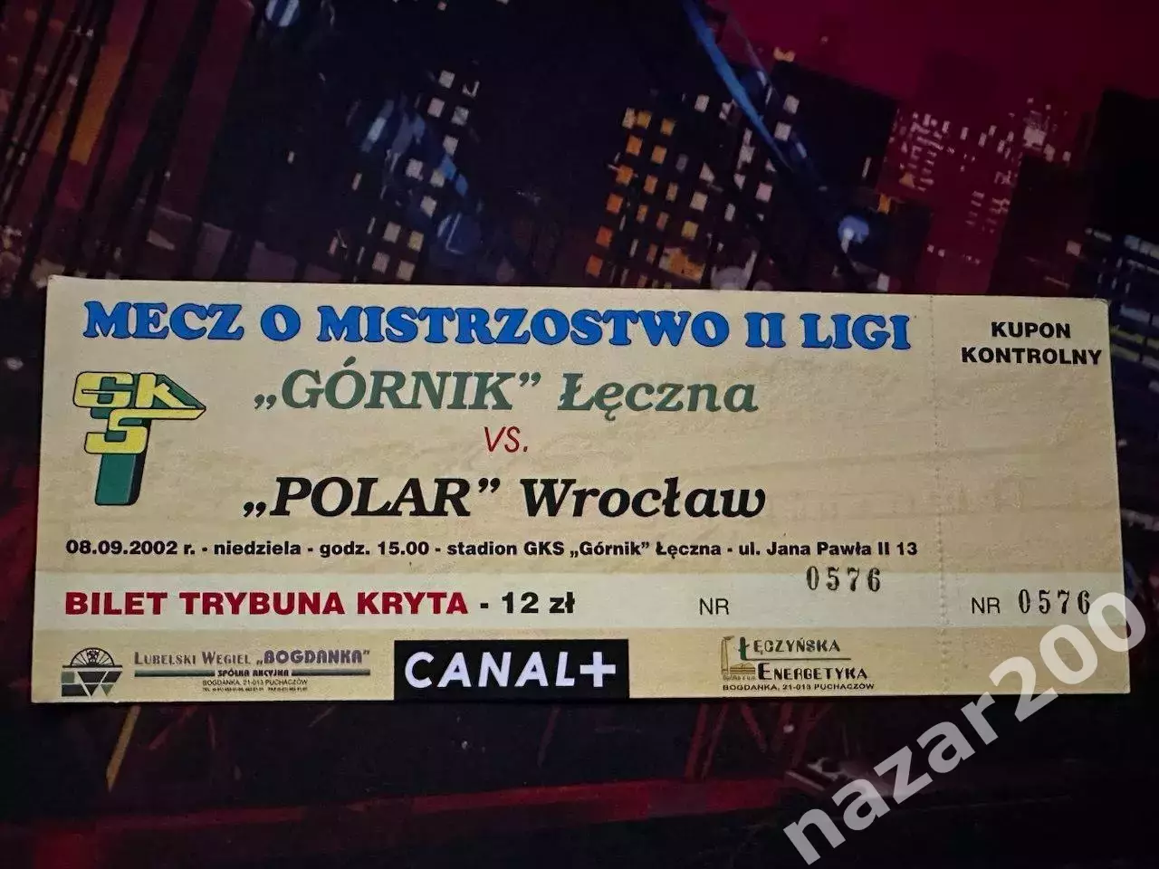 Гурник Ленчна(Gornik Leczna)-Полар(Polar) 08.09.2002