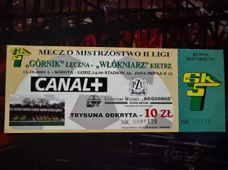 Гурник Ленчна(Gornik Leczna)-Влокняж(Wlokniarz) 13.10.2001