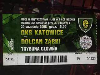 ГКС Катовиці(GKS Katowice Катовице)-Долькан Зомбки(Dolcan Zabki,ZabkoviaДолькан)