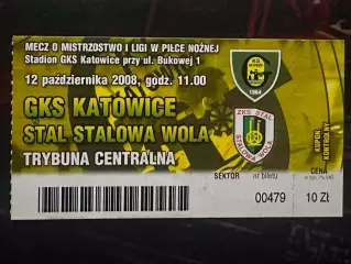 ГКС Катовиці(GKS Katowice Катовице)-Сталь(Stal)12.10.2008