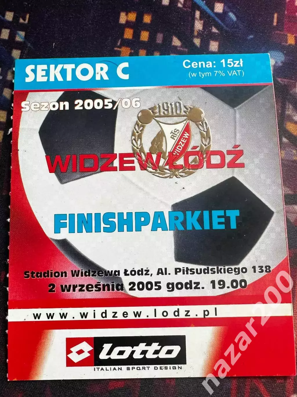 Відзев(Widzew Видзев)-Дрвенца(Drweca) 2.09.2005