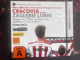 Краковія(Cracovia Краковия)-Заглембє(Zaglebie Заглембе) 03.11.2007