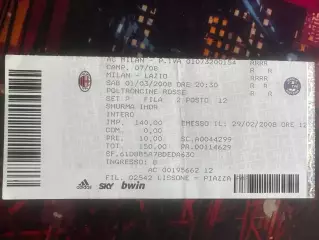 Мілан(AC Milan Милан)-Лаціо(Lazio Лацио) 01.03.2008