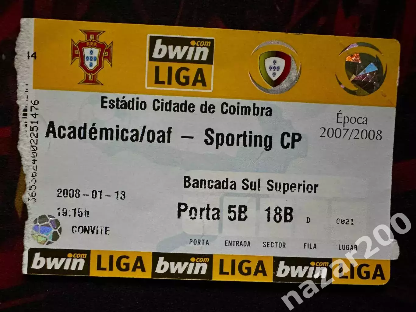 Academica oaf(Академіка Академика-Sporting(Спортинг Спортінг) 2008
