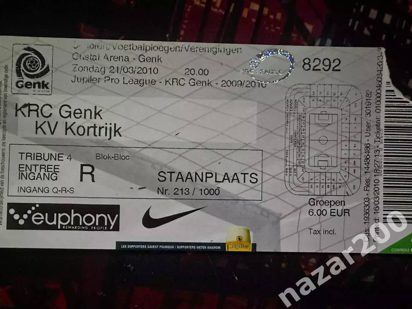 KRC Genk(Генк)-KV Kortrijk(Кортрейк) 21.03.2010