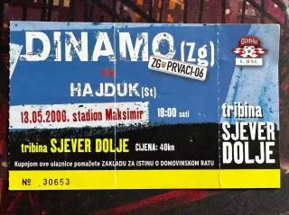 NK Dinamo Zagreb(Динамо Загреб)-Hajduk(Хайдук) 13.05.2006
