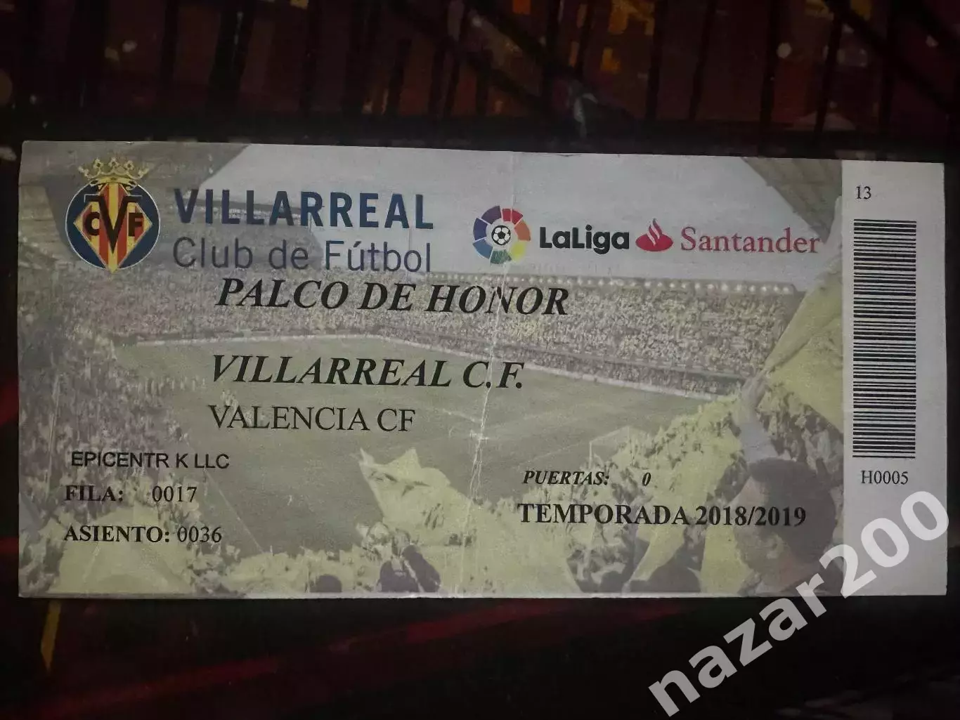 Вільярреал(Villarreal)-Валенсія(Valencia) 23.09.2018(Обмін)