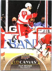 NHL. 2021-22 Upper Deck Series 1 UD Canvas FILIP HRONEK #C30 Detroit Red Wings