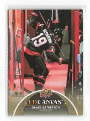 NHL. 2021-22 Upper Deck Series 1 UD Canvas DRAKE BATHERSON #C57 SENATORS