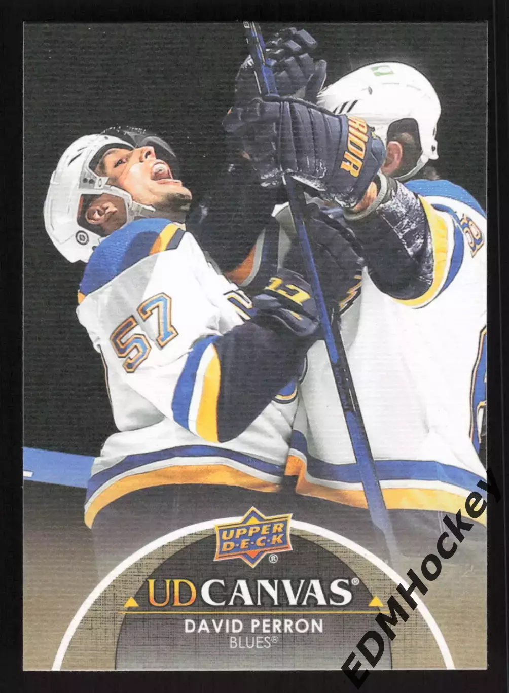 NHL. 2021-22 Upper Deck Series 1 UD Canvas DAVID PERRON #C69 St. Louis Blues