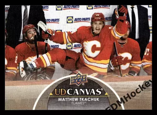 NHL. 2021-22 Upper Deck Series 2 UD Canvas MATTHEW TKACHUK #C133 Calgary Flames