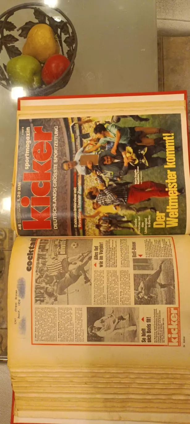 Коллекция журналов Kicker за 1973 год 6