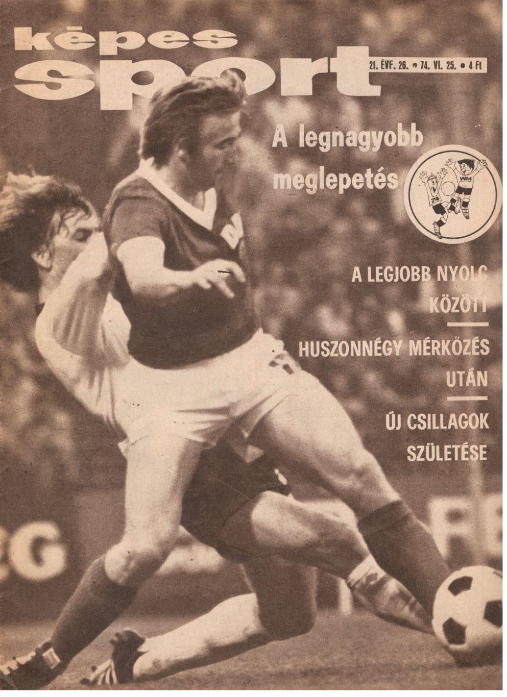 Журнал Кепеш шпорт(Венгрия)1974 год 2