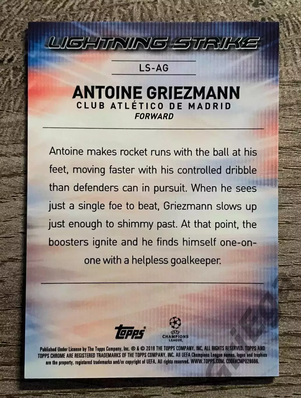 Антуан Гризманн Lightning Strike Атлетико Мадрид 1