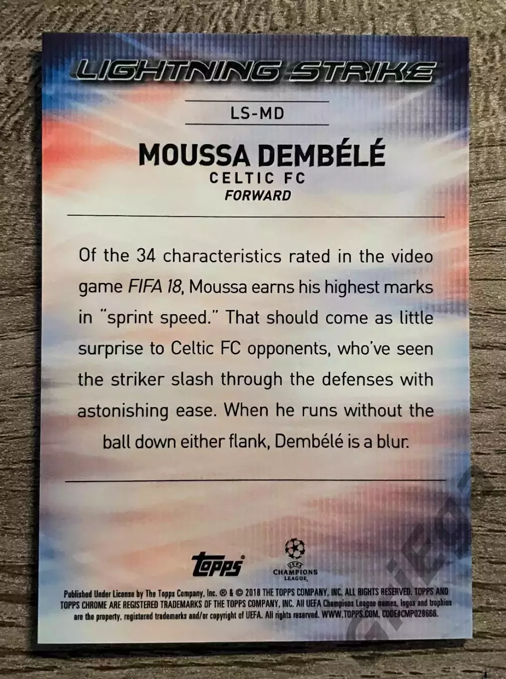 Мусса Дембеле Lightning Strike Селтик 1