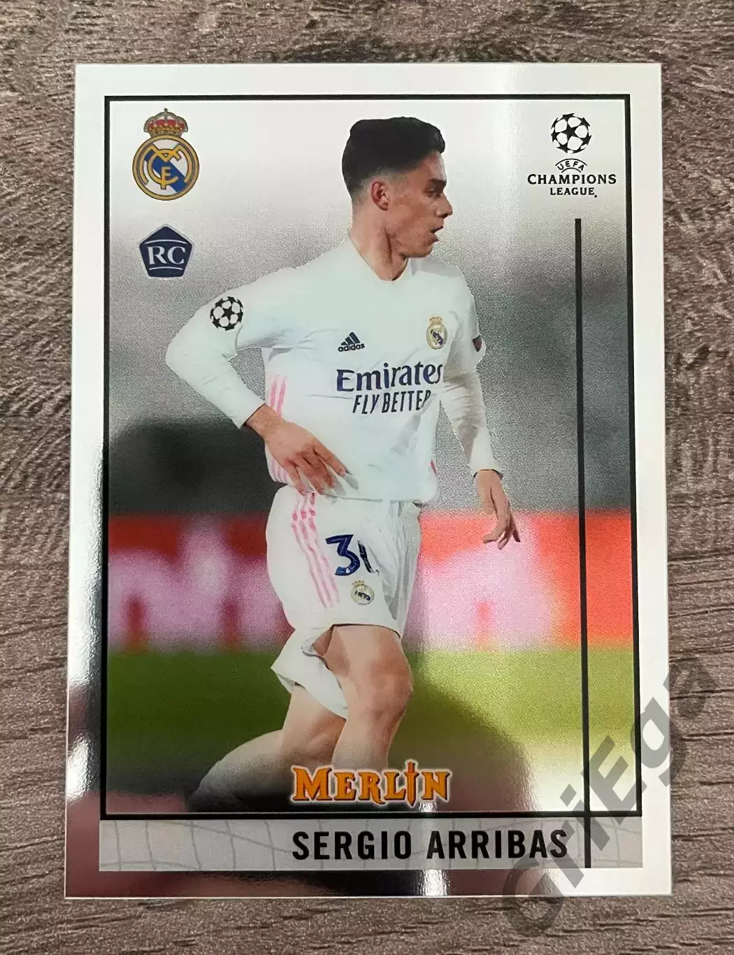 Карточка новичка Sergio Arribas Реал Мадрид