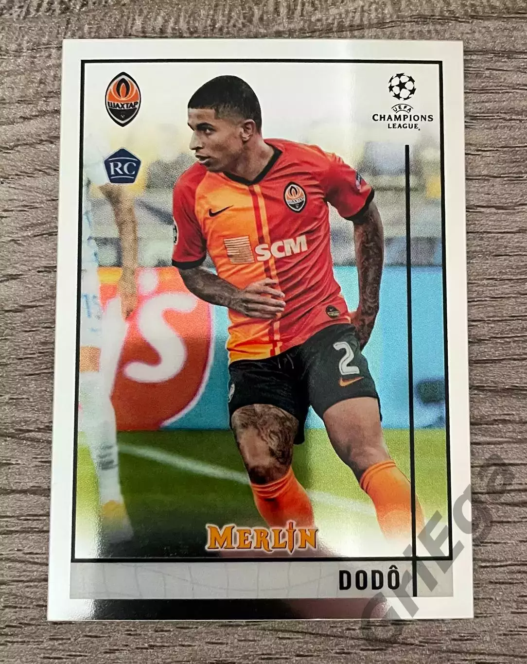 Карточка новичка Dodo FC Shakhtar Donetsk