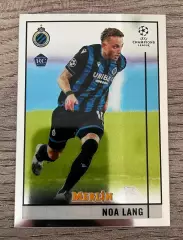 Карточка новичка Noa Lang Club Brugge