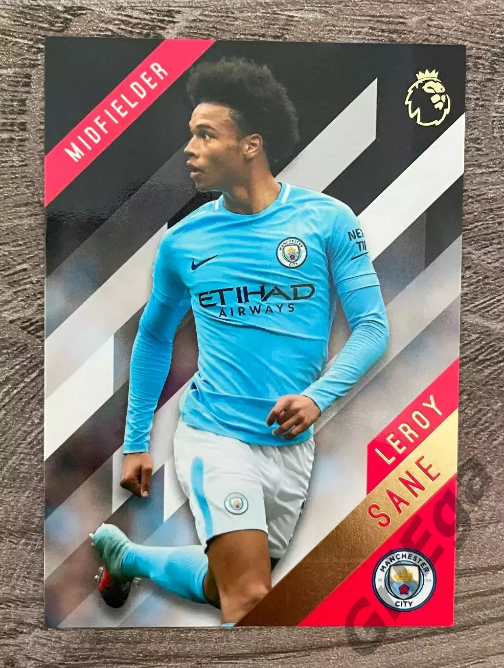 АПЛ 2017/18 Карточка #78 Leroy Sane Manchester City