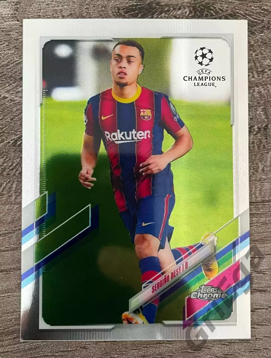 2020/21 TOPPS Chrome Sergino Dest FC Barcelona