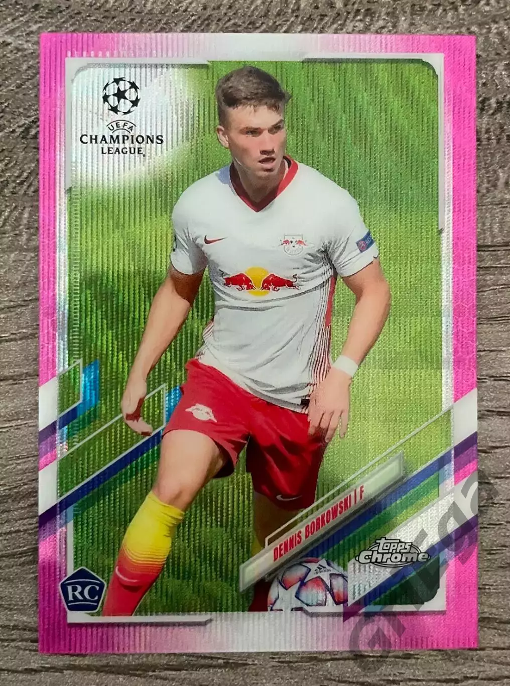 2020/21 TOPPS Chrome #12 Dennis Borkowski RC