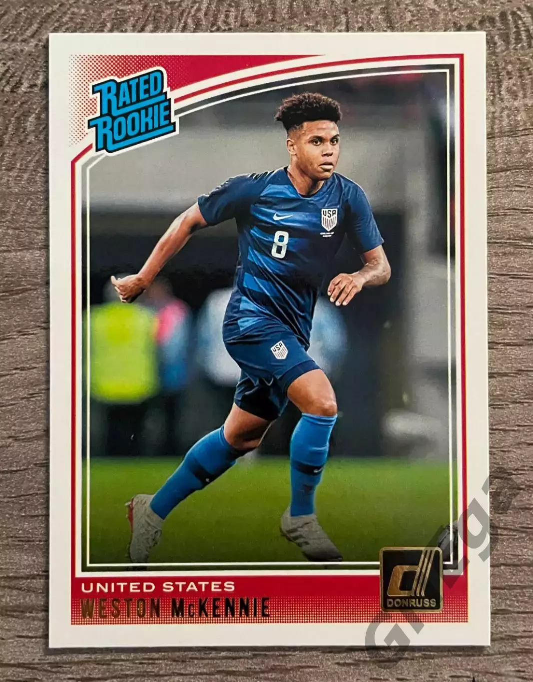2018/19 PANINI Donruss Soccer Rated Rookies Weston McKennie RC
