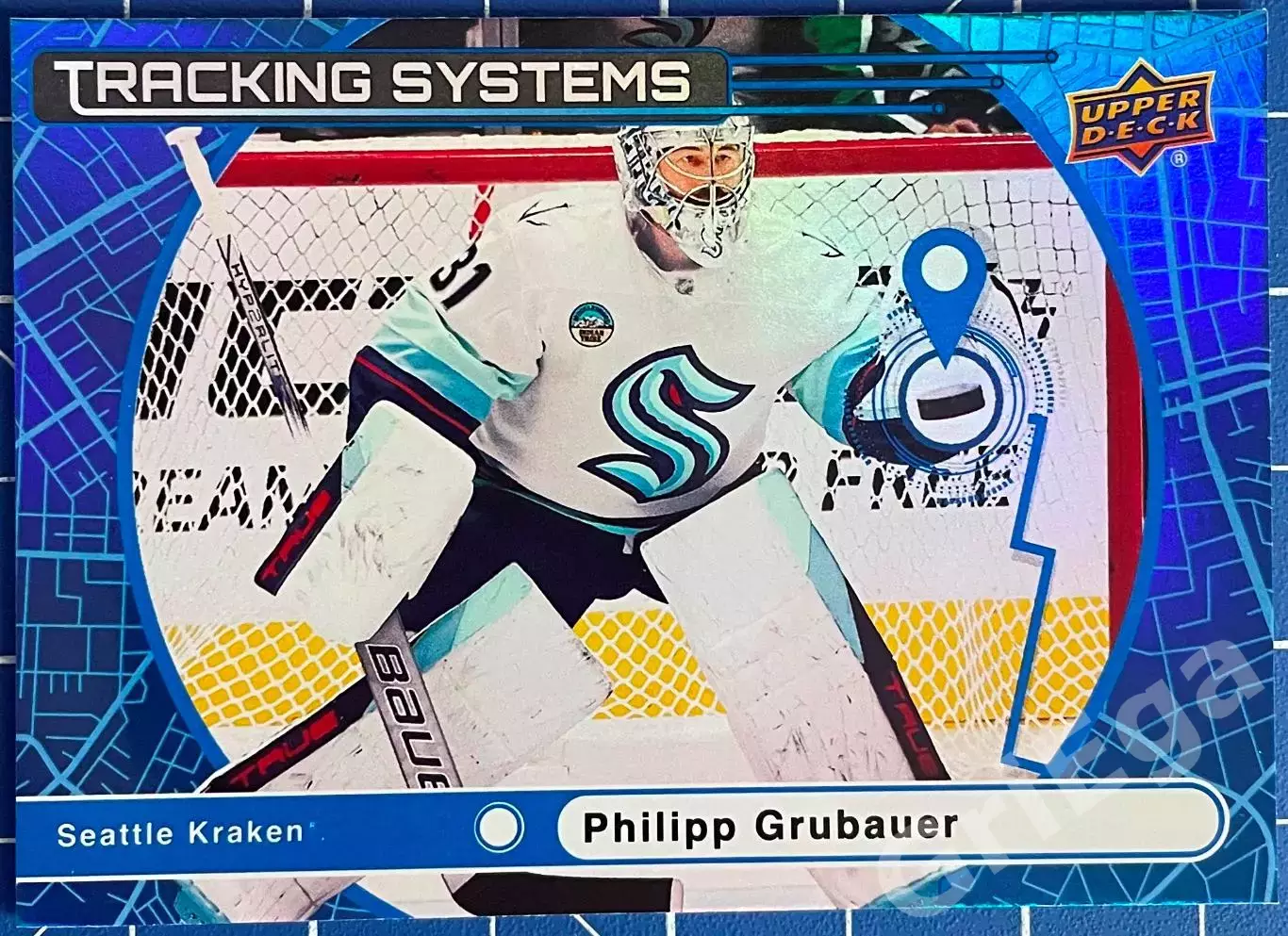 Хоккей. Карточка Philipp Grubauer/Грубауэр (Seattle Kraken/Сиэтл Кракен)