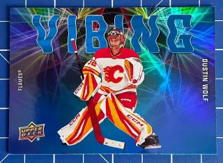 Хоккей. Карточка Dustin Wolf/Дастин Вольф (Calgary Flames/Калгари Флэймз)