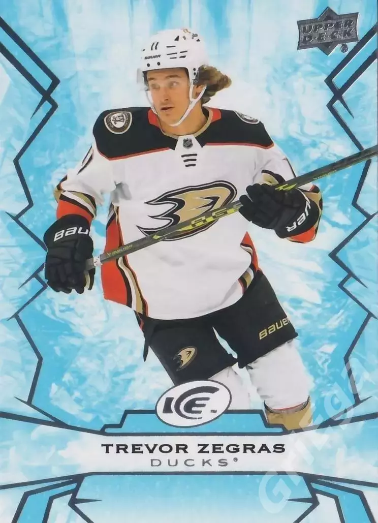 2022-23 Upper Deck Ice Hockey Trevor Zegras (Anaheim Ducks)