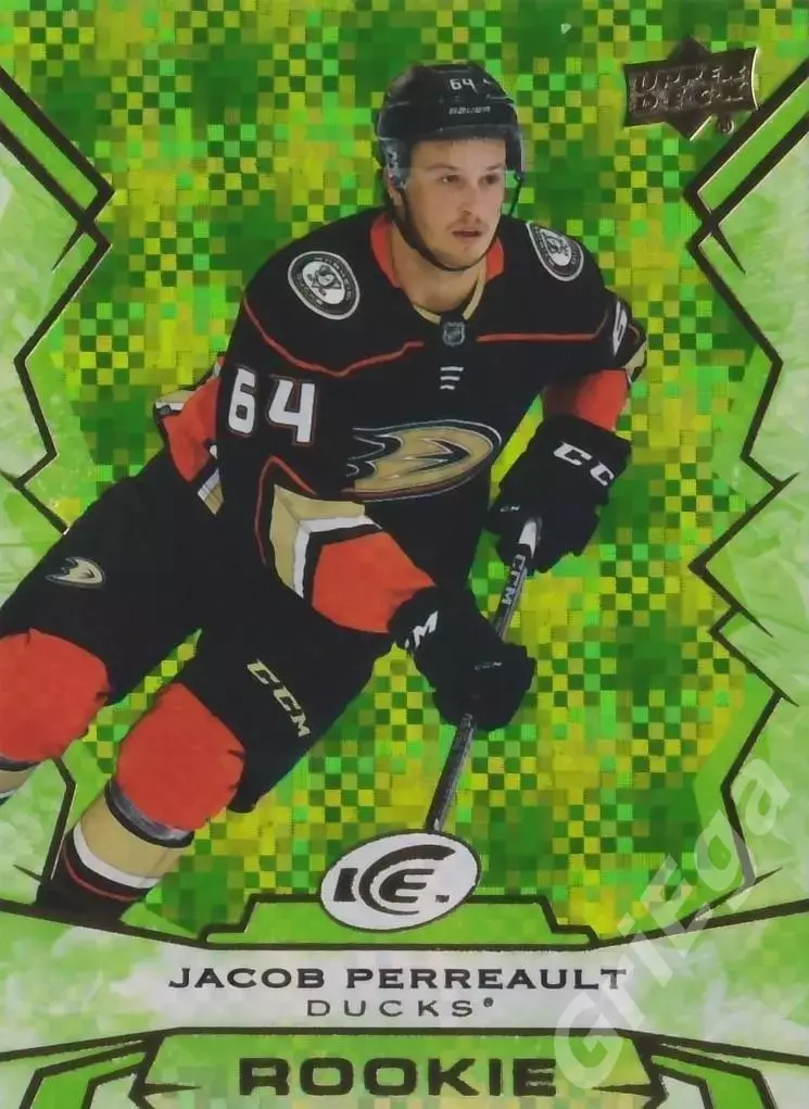 2022-23 Upper Deck Ice Hockey Jacob Perreault/Джейкоб Перро (Anaheim Ducks)