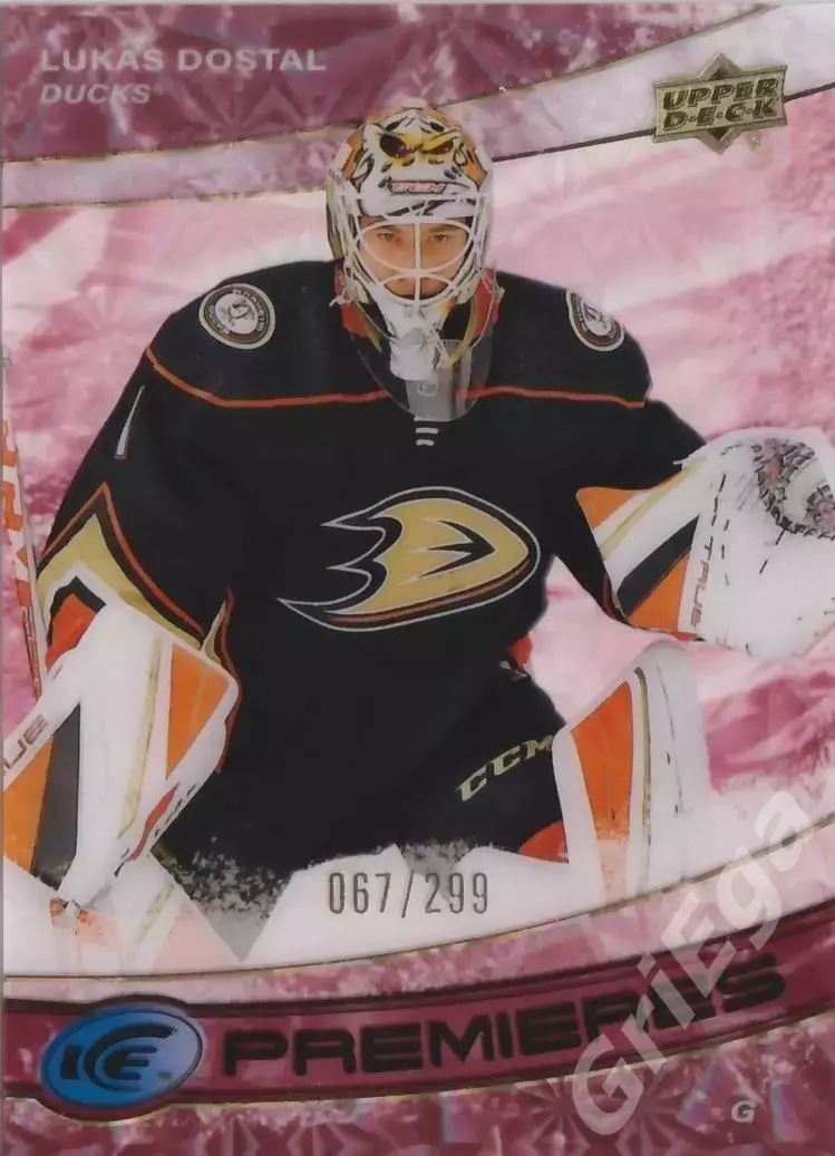 2022-23 Upper Deck Ice Hockey Lukas Dostal/Лукаш Достал (Anaheim Ducks)