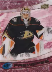 2022-23 Upper Deck Ice Hockey Lukas Dostal/Лукаш Достал (Anaheim Ducks)
