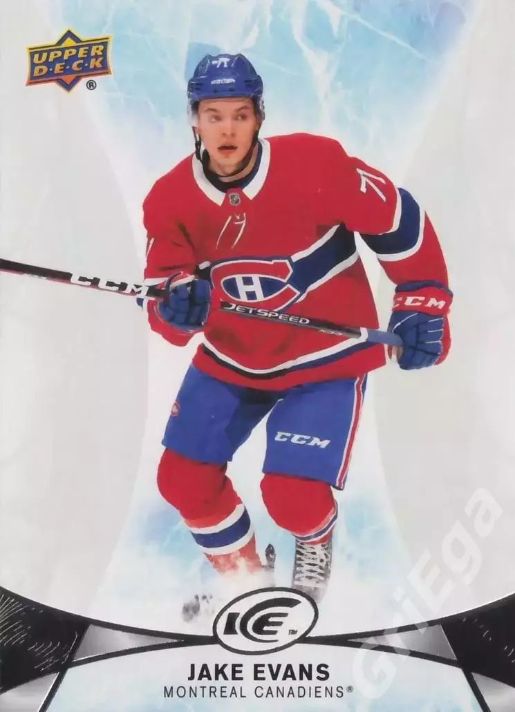 2020-21 Upper Deck Ice Hockey Jake Evans (Montreal Canadiens)