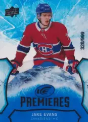 2020-21 Upper Deck Ice Hockey Jake Evans/Джейк Эванс (Montreal Canadiens)