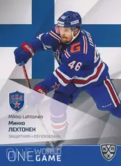 2021-22 SeReal Карточки КХЛ Микко Лехтонен (СКА Санкт-Петербург)