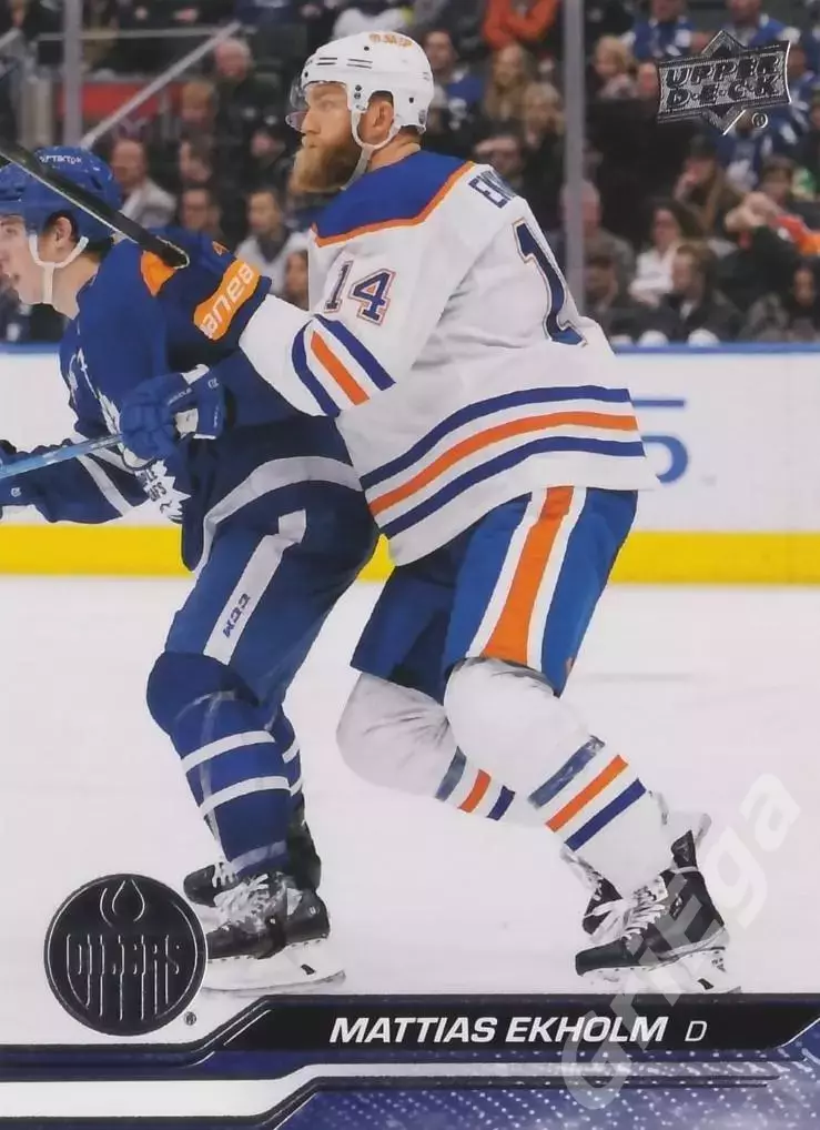 2023-24 Upper Deck Hockey #558 Mattias Ekholm (Edmonton Oilers)