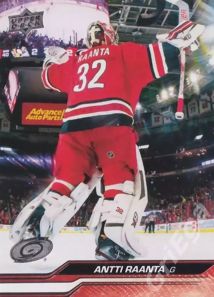 2023-24 Upper Deck Hockey #525 Antti Raanta (Carolina Hurricanes)